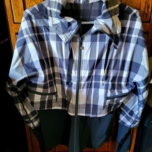 lululemon athletica Plaid Zip Windbreaker Jacket